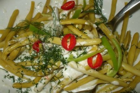 Pastai de fasole verde cu marar si lamaie